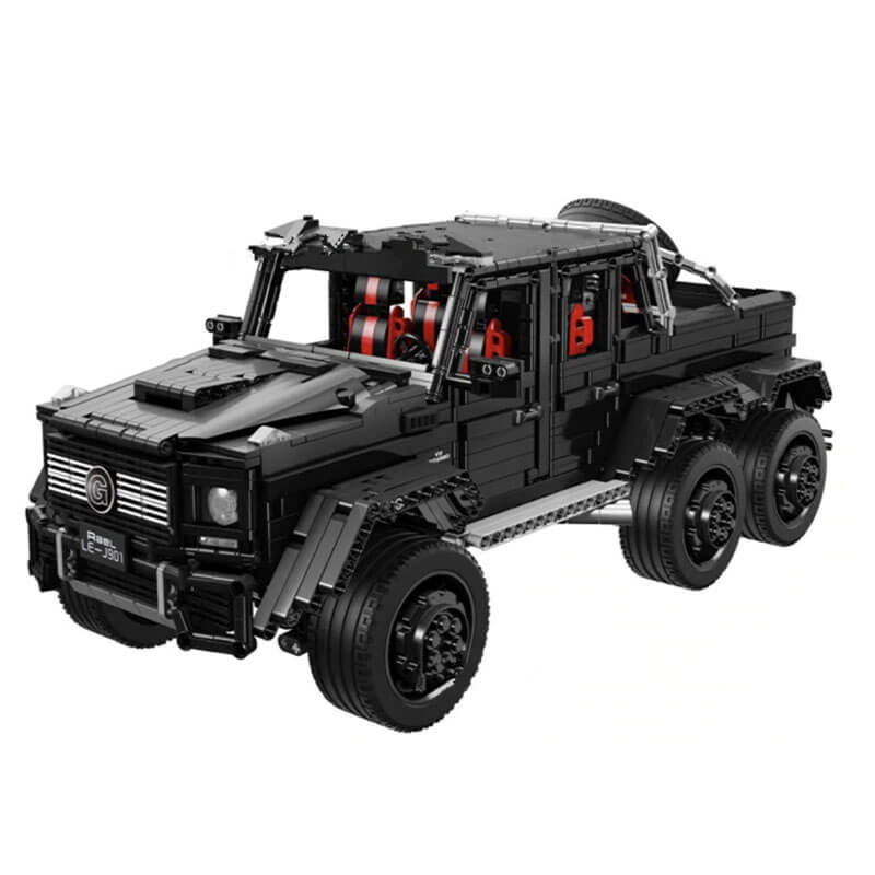 6x6 GDesert Luxury Truck - Building Blocks Set | Power Brickz