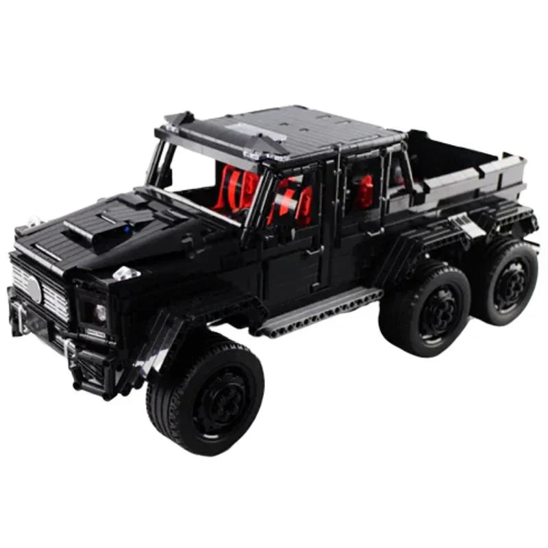 6x6 GDesert Luxury Truck - Building Blocks Set | Power Brickz