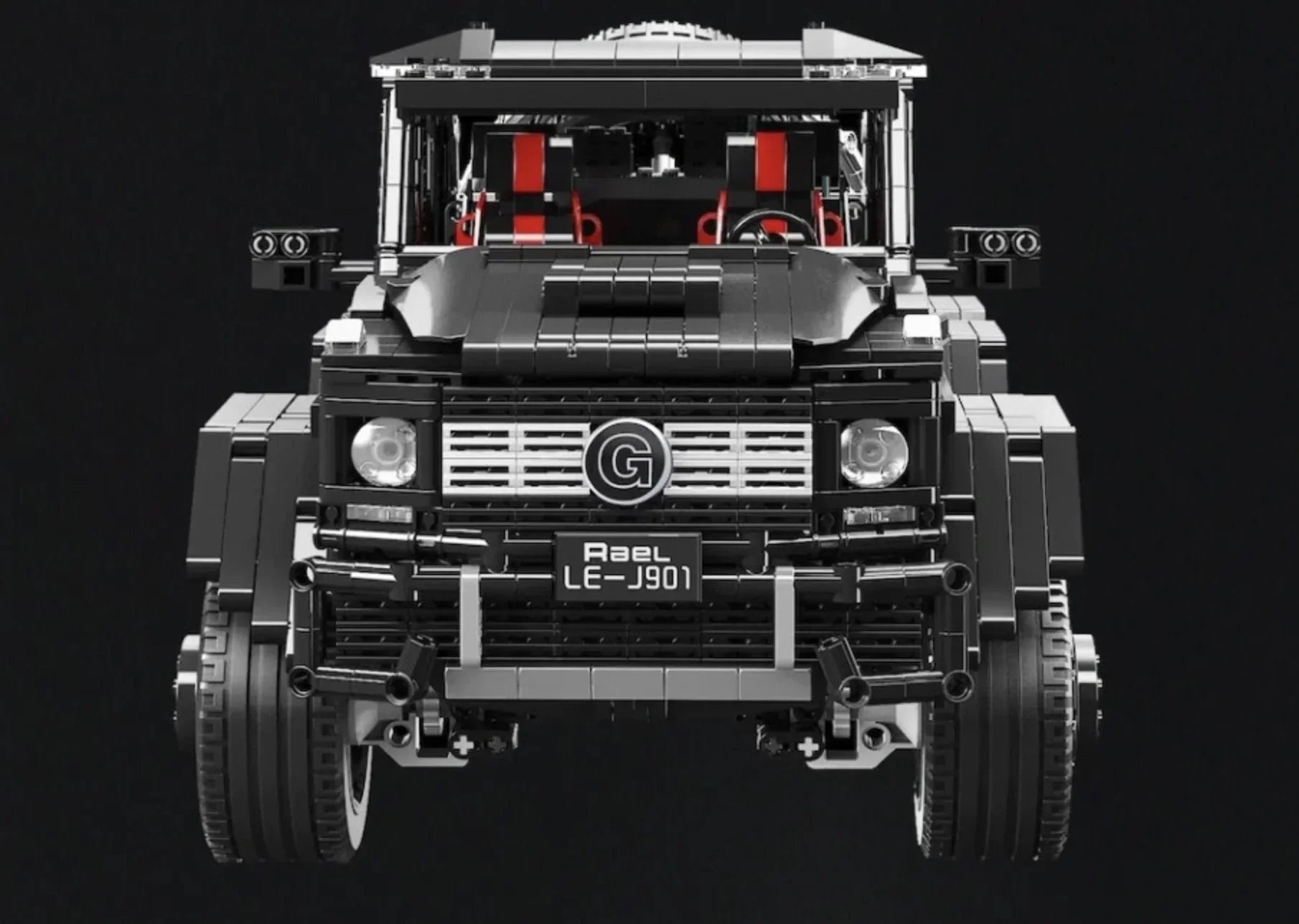 6x6 GDesert Luxury Truck - Building Blocks Set | Power Brickz