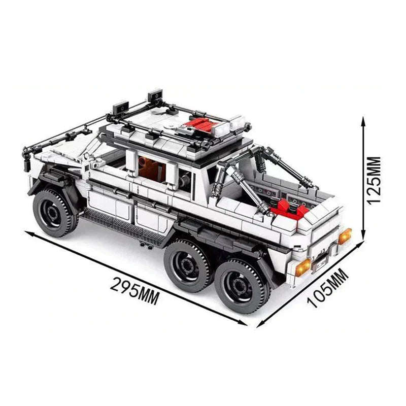 6x6 Luxury Off-Road Beast - Building Blocks Set | Power Brickz