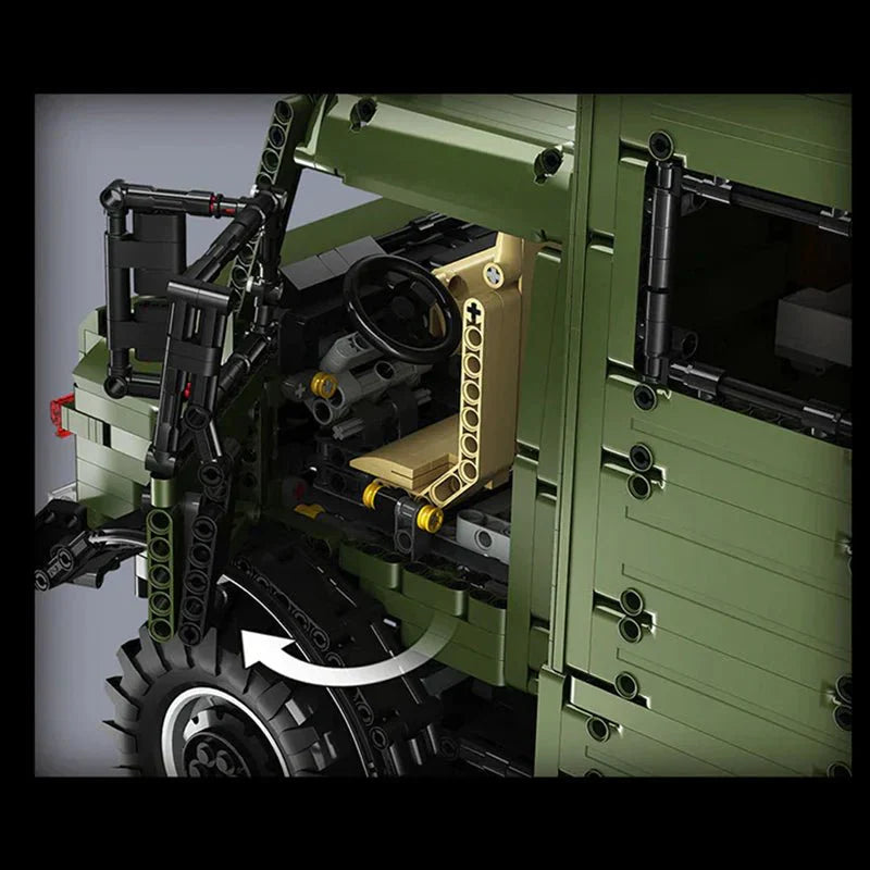 All-Terrain Utility Work Truck - Building Blocks Set | Power Brickz