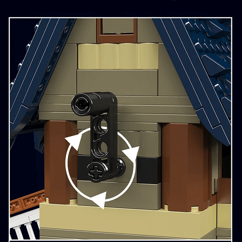 Middle Ages Windmill - Building Set | Power Brickz