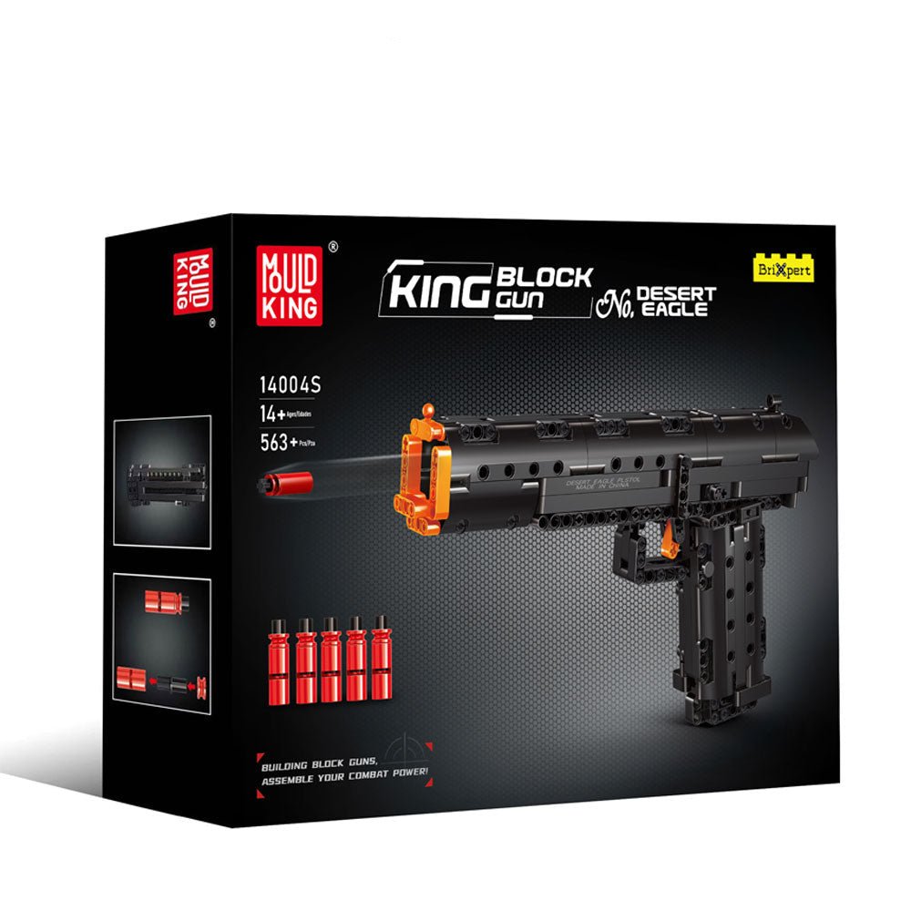 Military Desert Eagle Pistol - Building Set | Power Brickz