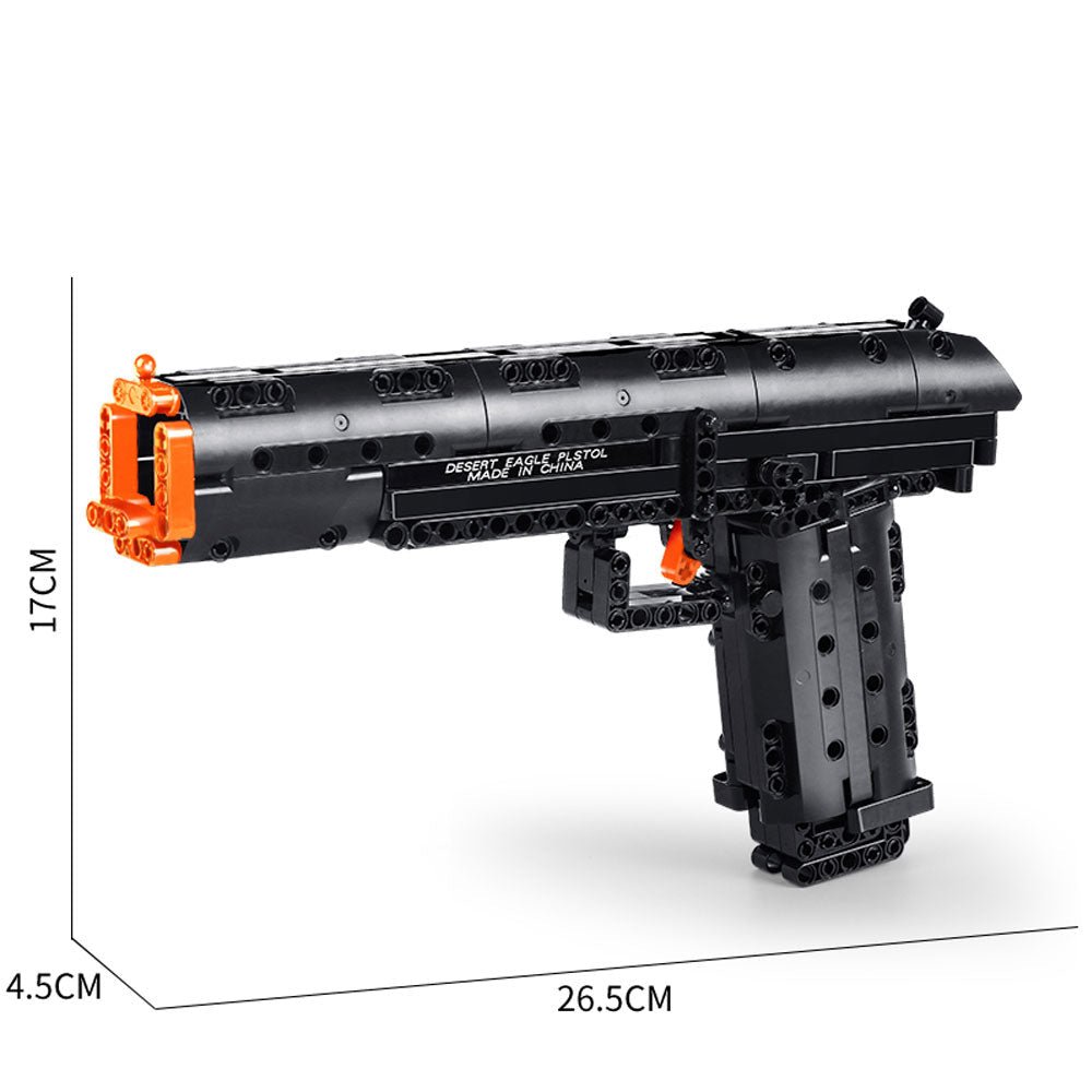 Military Desert Eagle Pistol - Building Set | Power Brickz