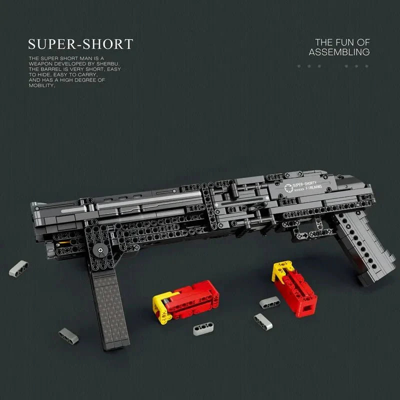 Military Gun Super Shorty - Building Set | Power Brickz