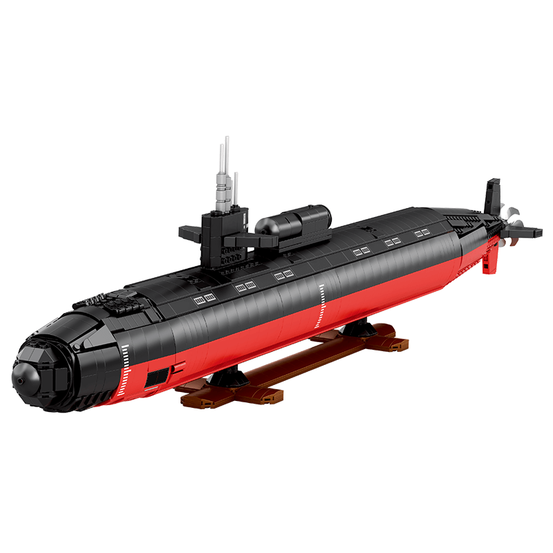 Military Los Angeles-Class SSN Submarine - Building Set | Power Brickz