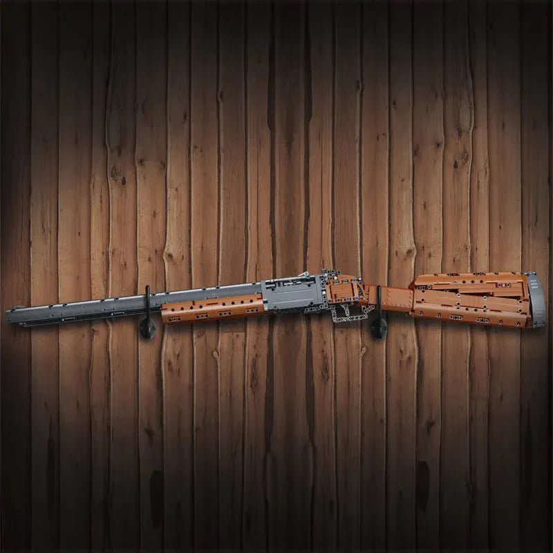 Military Motorized Double-Barreled Shotgun - Building Set | Power Brickz