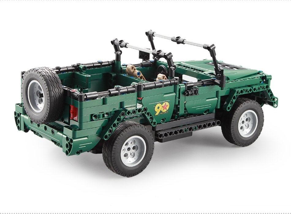 Military Parade Staff Car - Building Blocks Set | Power Brickz