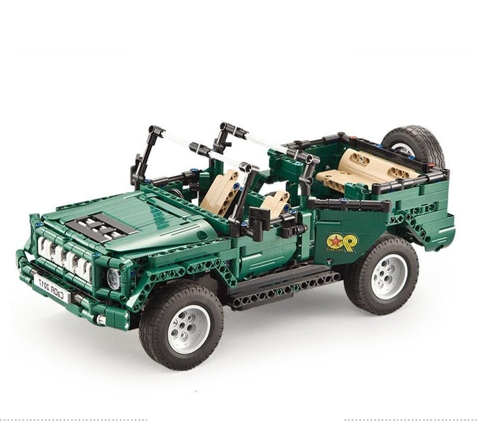 Military Parade Staff Car - Building Blocks Set | Power Brickz