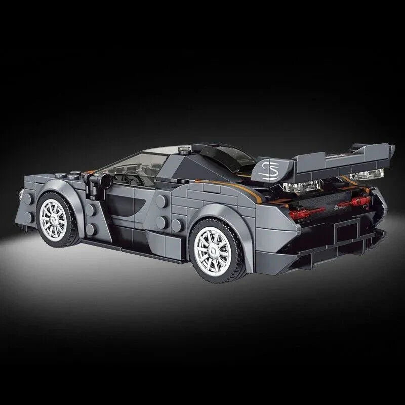 Mini Aero Track Hypercar - Building Blocks Set | Power Brickz