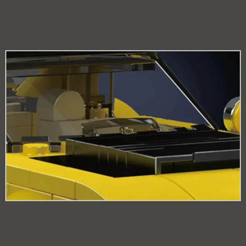 Mini Retro Muscle Coupe - Building Set | Power Brickz