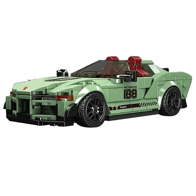 Mini JDM Turbo Sport Coupe - Building Blocks Set | Power Brickz