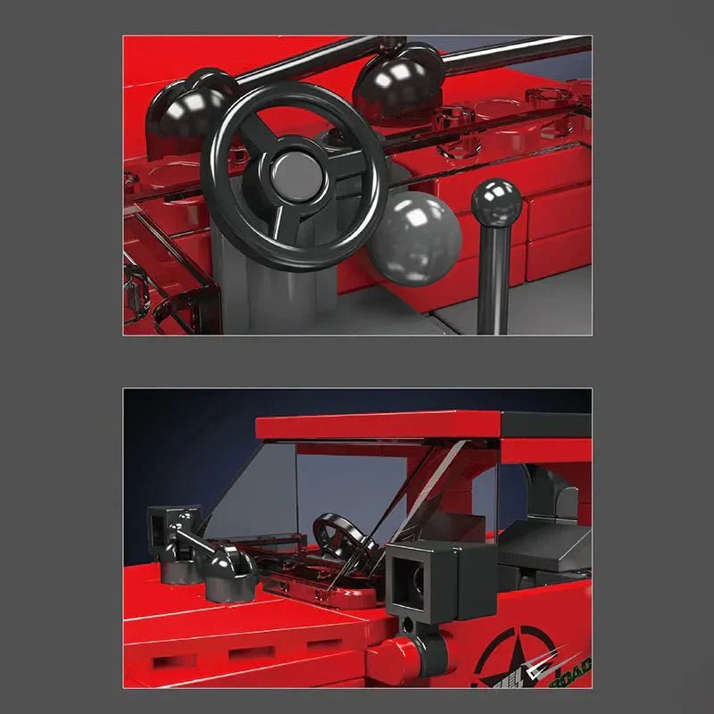 Mini Trail 4x4 - Building Blocks Set | Power Brickz