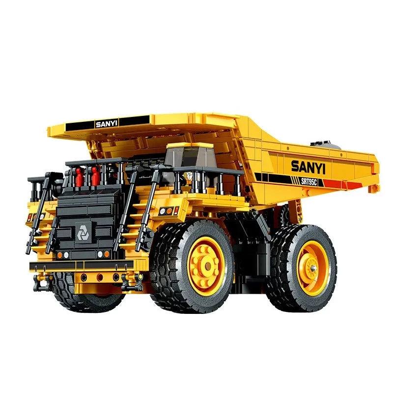 Mining Dump Truck Model - Building Blocks Set | Power Brickz