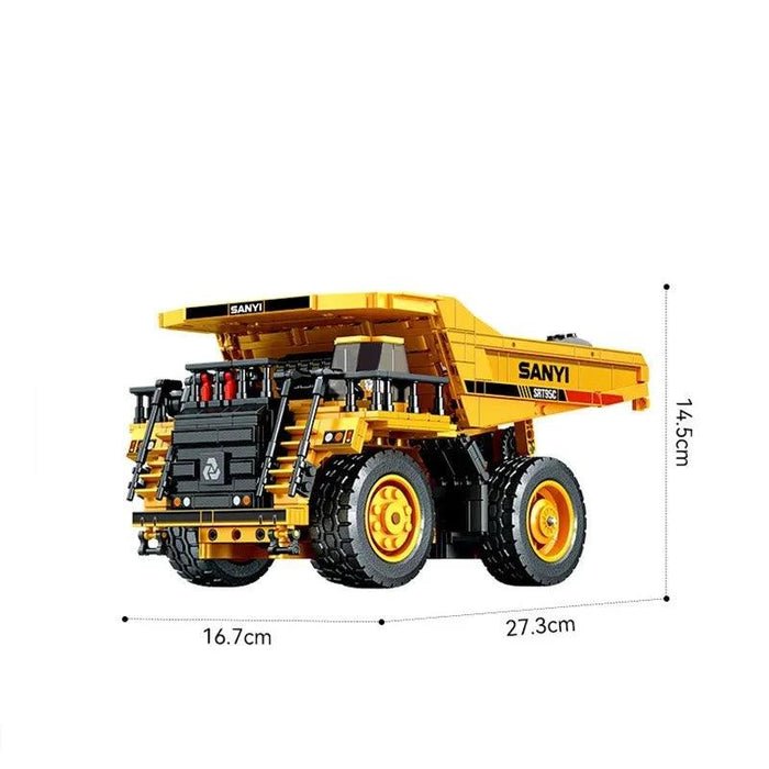 Mining Dump Truck Model - Building Blocks Set | Power Brickz