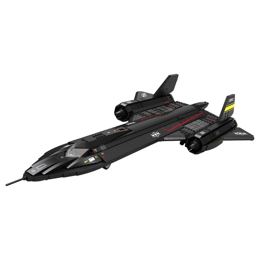 Sr71 Blackbird Tactical Aircraft - Building Set | Power Brickz