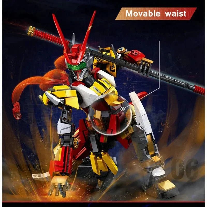 Monkey King Mecha Robot Cyber Wukong | 755pcs - Power Brickz