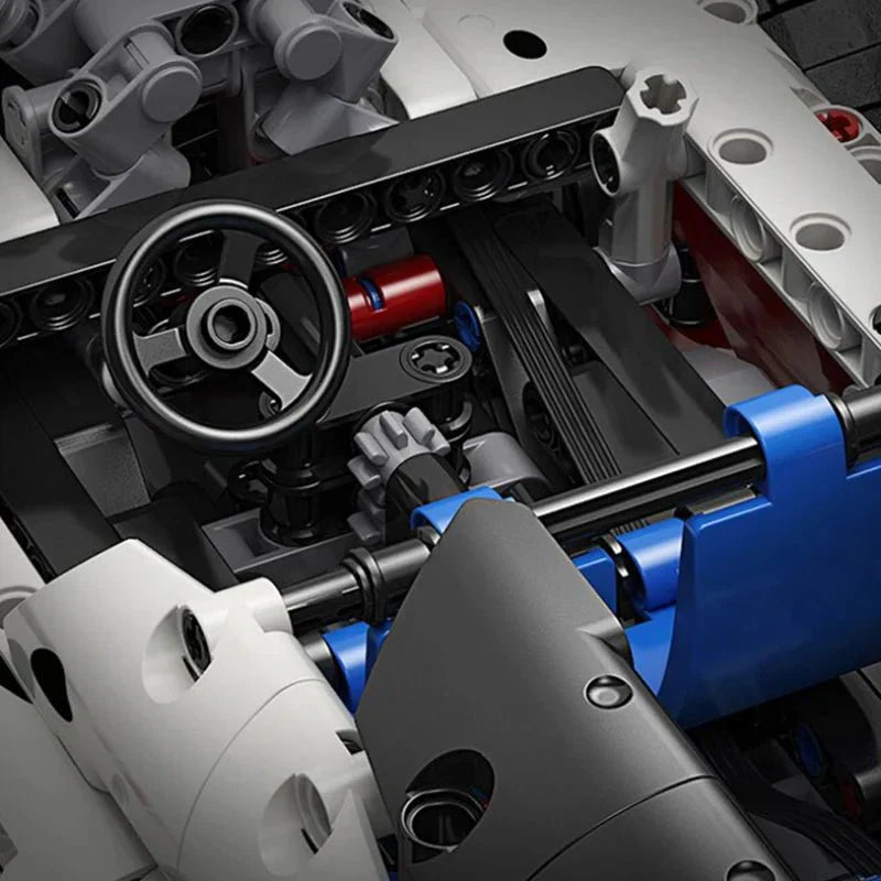 Dalmatian Monster Truck - Building Blocks Set | Power Brickz