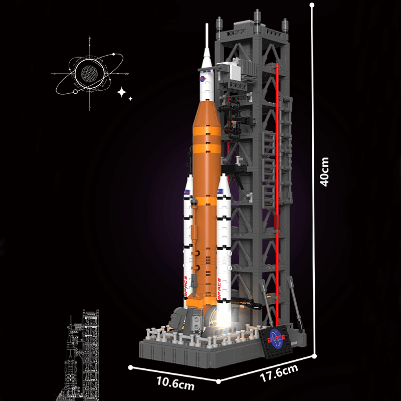Moon landing: SLS Space Launch System - Building Set | Power Brickz