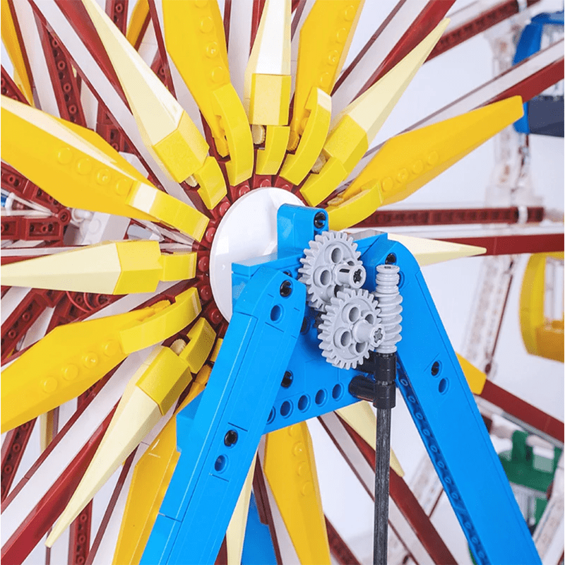 Motorised Ferris Wheel - Building Set | Power Brickz