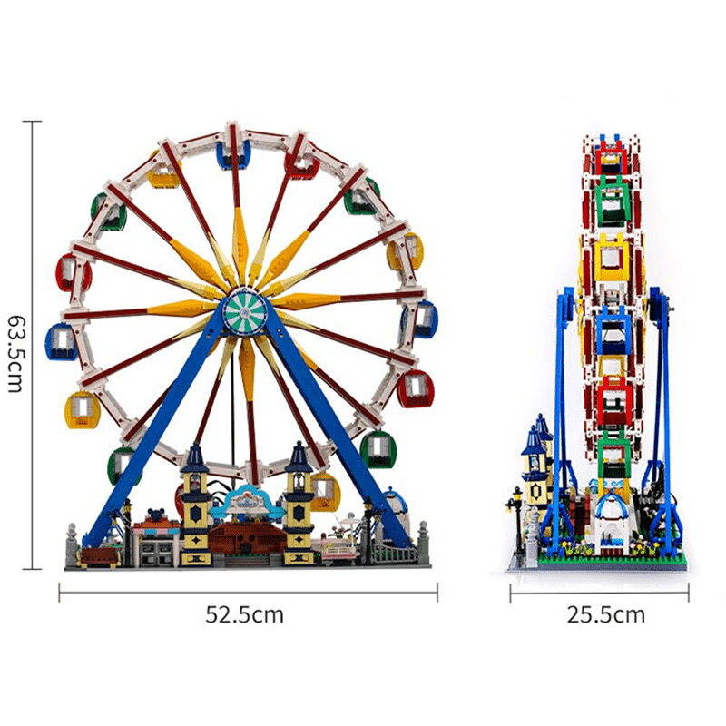Motorised Ferris Wheel - Building Set | Power Brickz