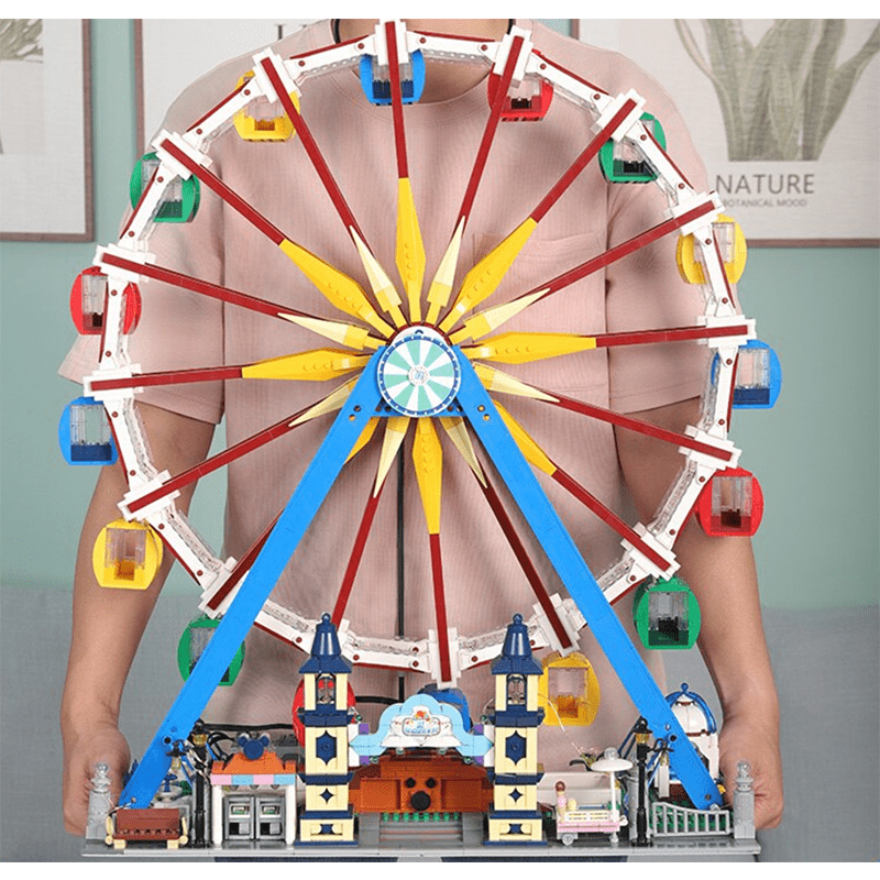 Motorised Ferris Wheel - Building Set | Power Brickz