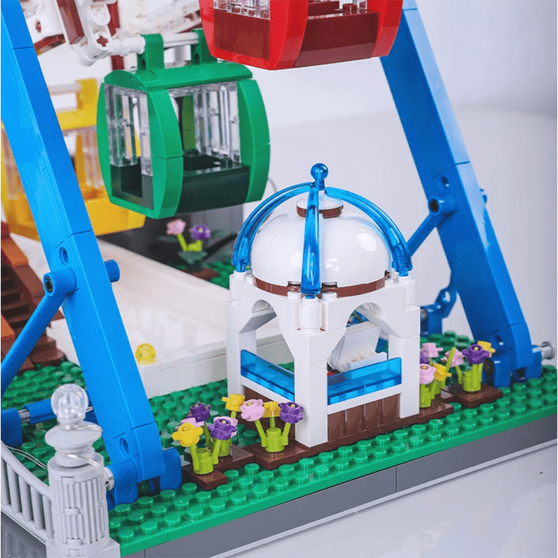 Motorised Ferris Wheel - Building Set | Power Brickz