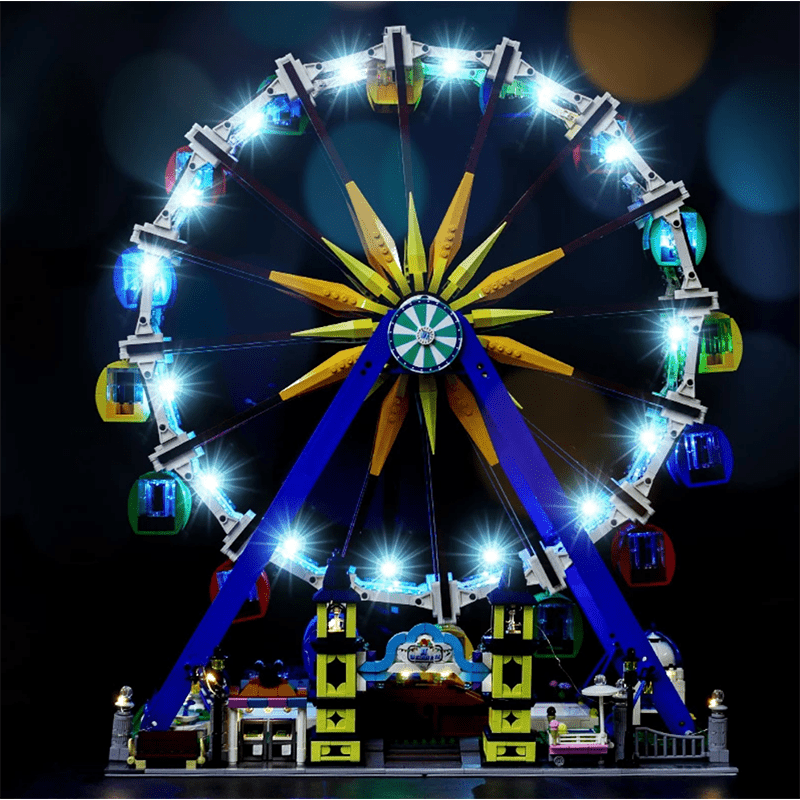 Motorised Ferris Wheel - Building Set | Power Brickz