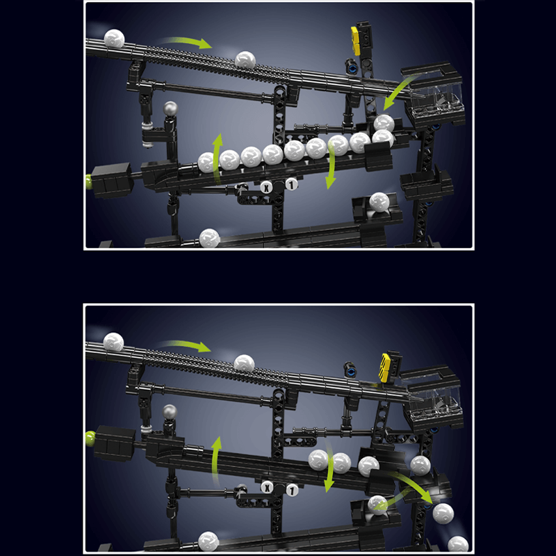 Motorised GBC Marble Run - Building Set | Power Brickz