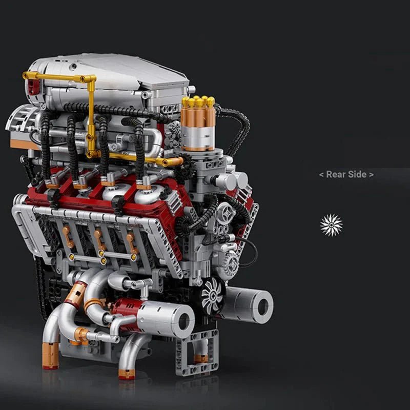 Motorised Muscle V8 | 2347pcs - Power Brickz