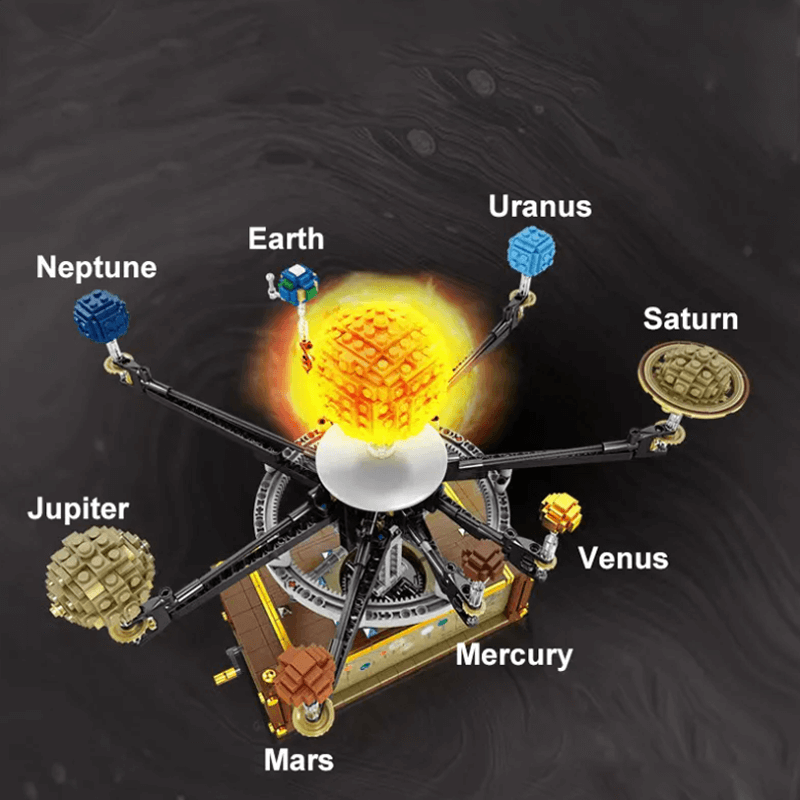 Motorised Solar System - Building Set | Power Brickz