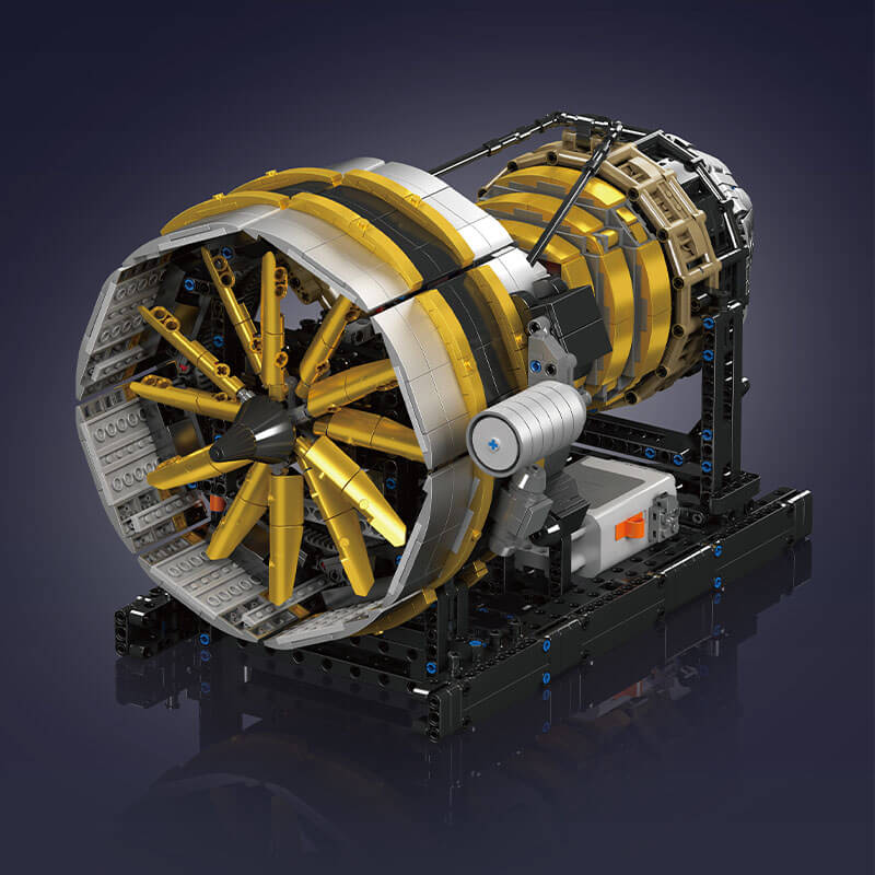 Motorised Turbine Engine - Building Set | Power Brickz