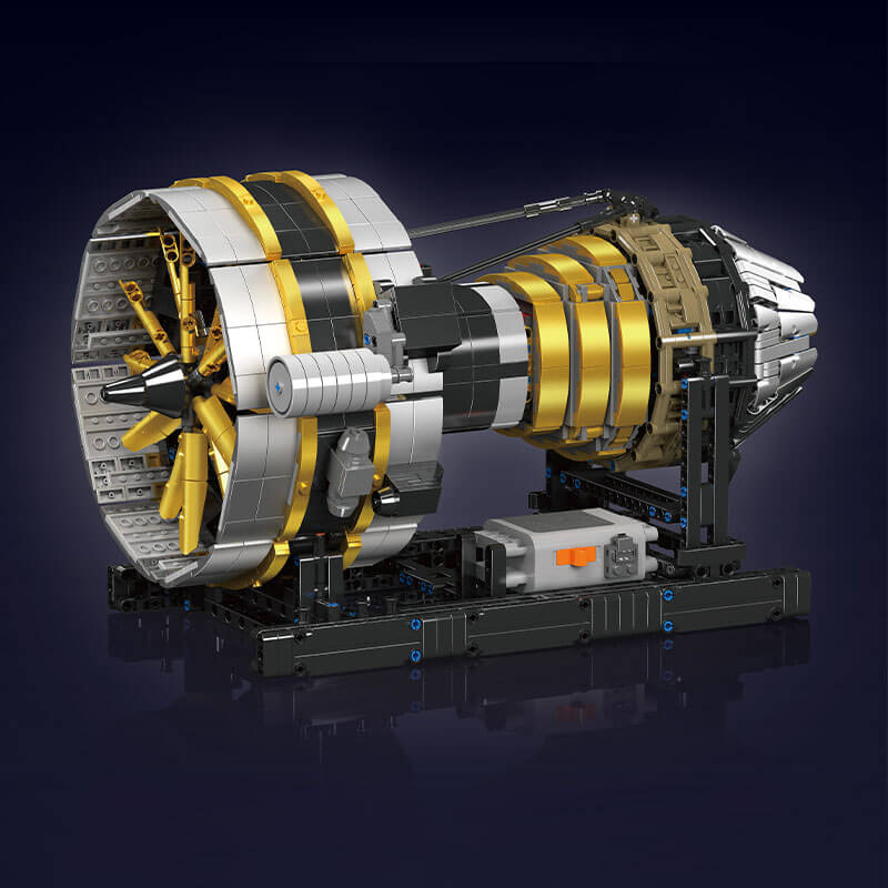 Motorised Turbine Engine - Building Set | Power Brickz