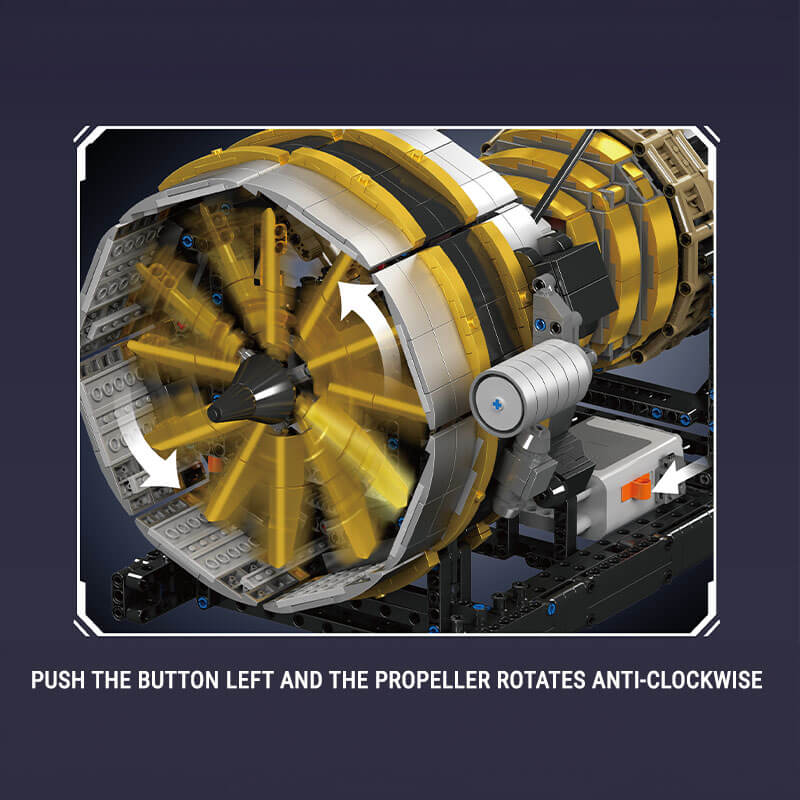 Motorised Turbine Engine - Building Set | Power Brickz
