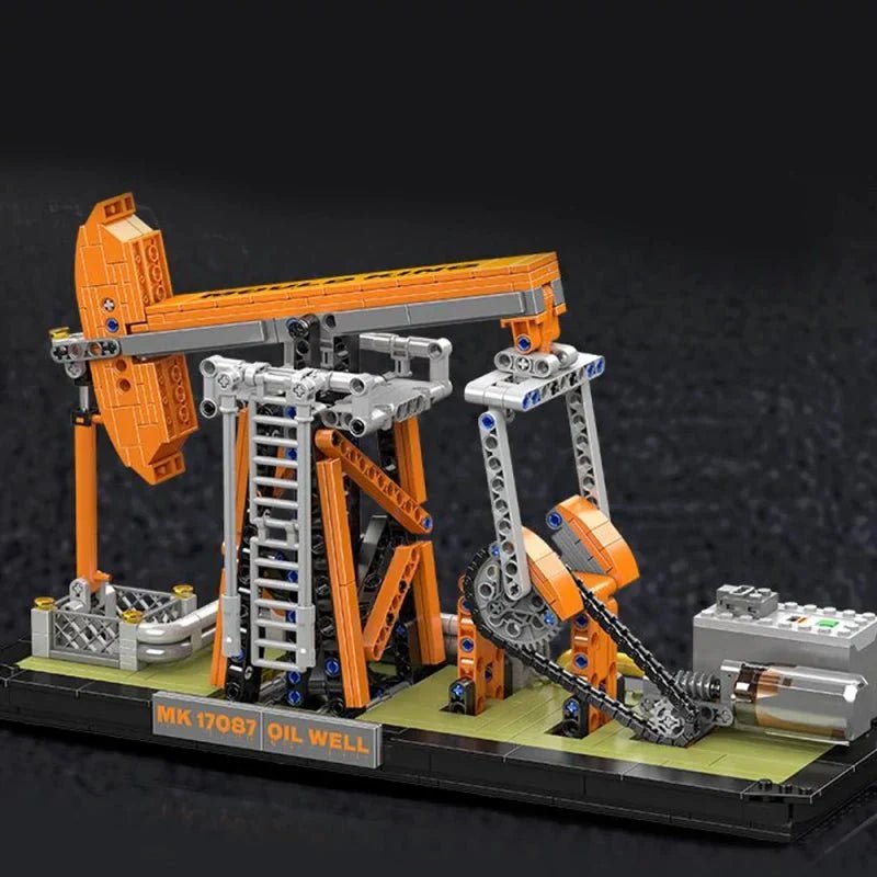 Motorized Oil Well Rig | 840pcs - Power Brickz