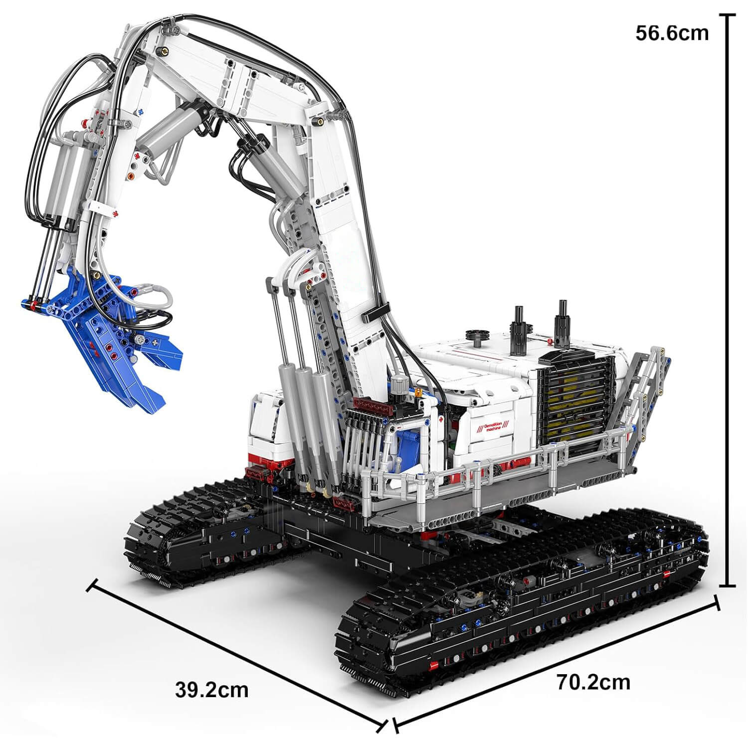 Motorized Pneumatic Claw Excavator | 4194pcs - Power Brickz