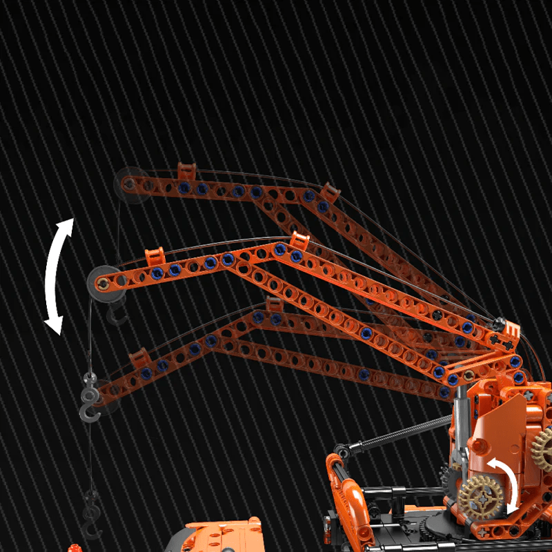 Motorized Snowplow Truck | 1240pcs - Power Brickz