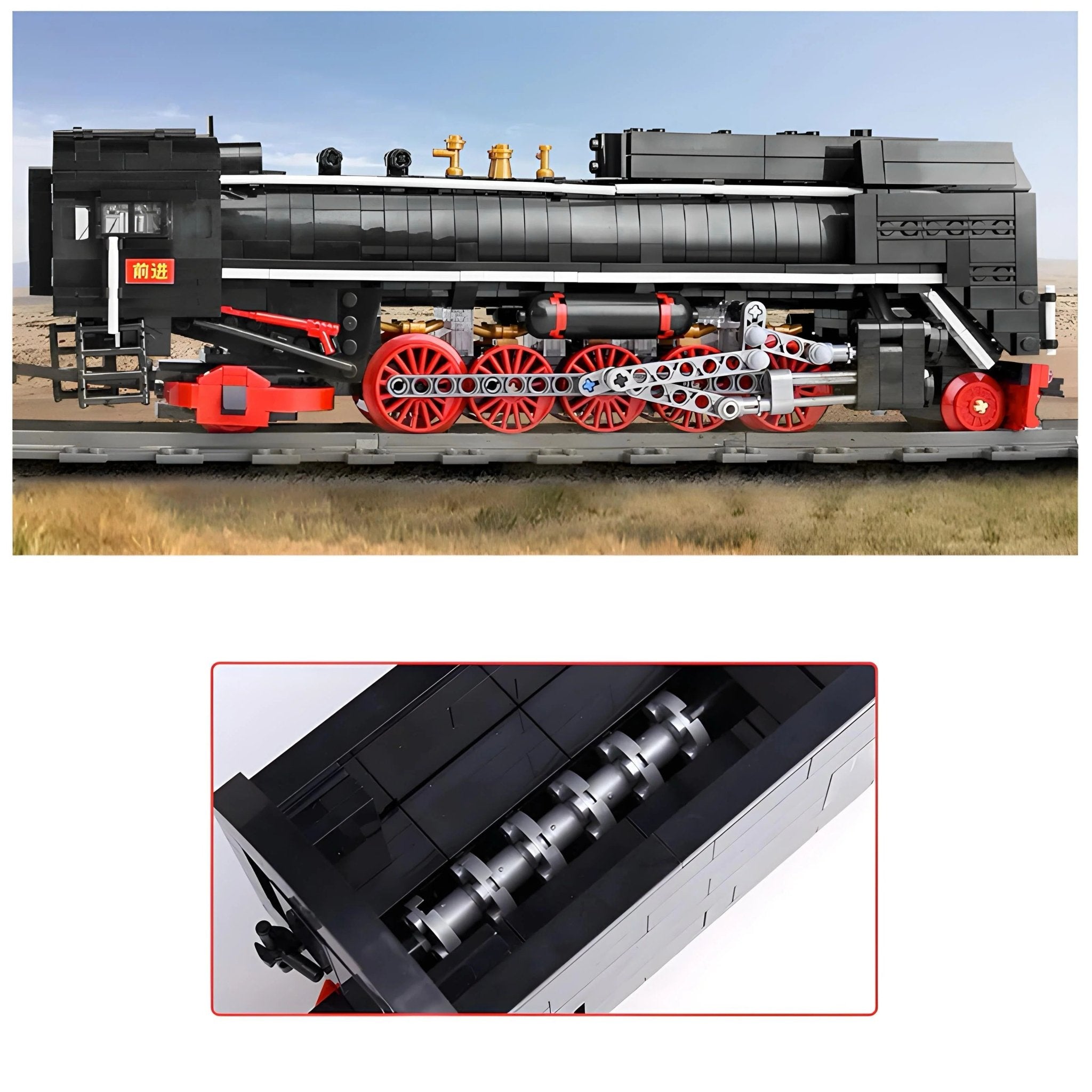 Motorized Steam Train | 1552pcs - Power Brickz