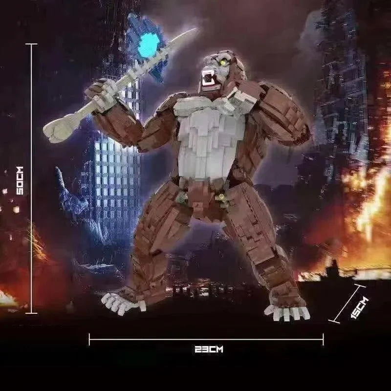 Movie Expert KING KONG Bricks Toy - Building Set | Power Brickz