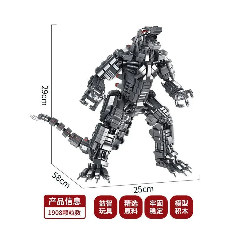 Movie Expert Mecha Godzilla Bricks Toy | 1903pcs - Power Brickz