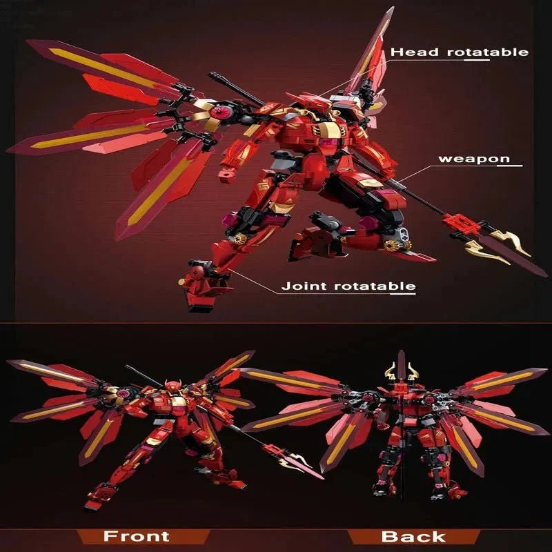 Movie Halberd Athena Transforming Mecha Robot Bricks Toy | 511pcs - Power Brickz