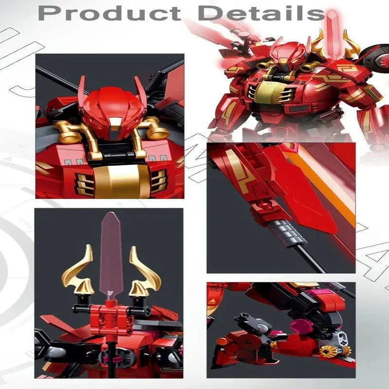 Movie Halberd Athena Transforming Mecha Robot Bricks Toy | 511pcs - Power Brickz