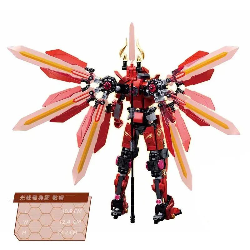 Movie Halberd Athena Transforming Mecha Robot Bricks Toy | 511pcs - Power Brickz
