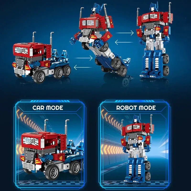 Movie Ideas Transform Optimus Prime Robot Bricks Toy | 928pcs - Power Brickz