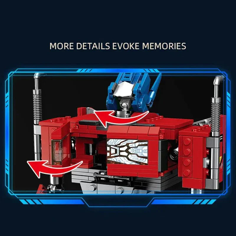 Movie Ideas Transform Optimus Prime Robot Bricks Toy - Building Set | Power Brickz