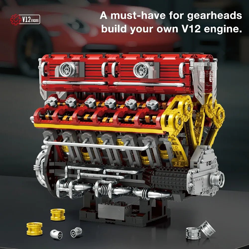 Naturally Aspired V12 Engine | 4719pcs - Power Brickz