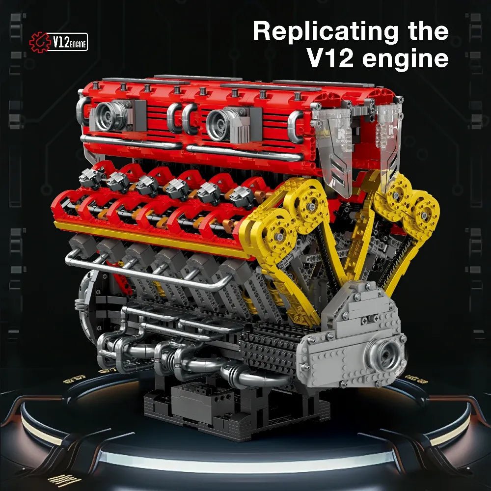 Naturally Aspired V12 Engine | 4719pcs - Power Brickz