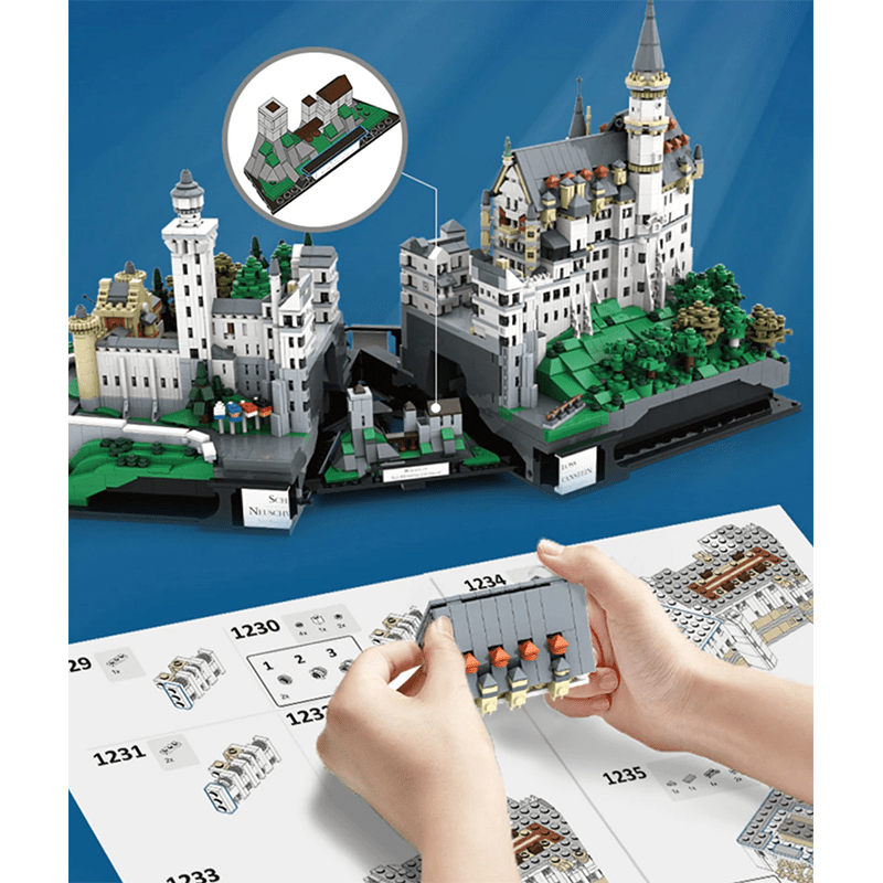 Neuschwanstein Castle - Building Set | Power Brickz