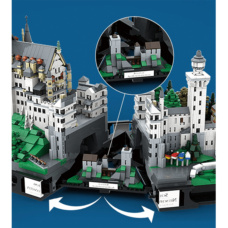 Neuschwanstein Castle - Building Set | Power Brickz