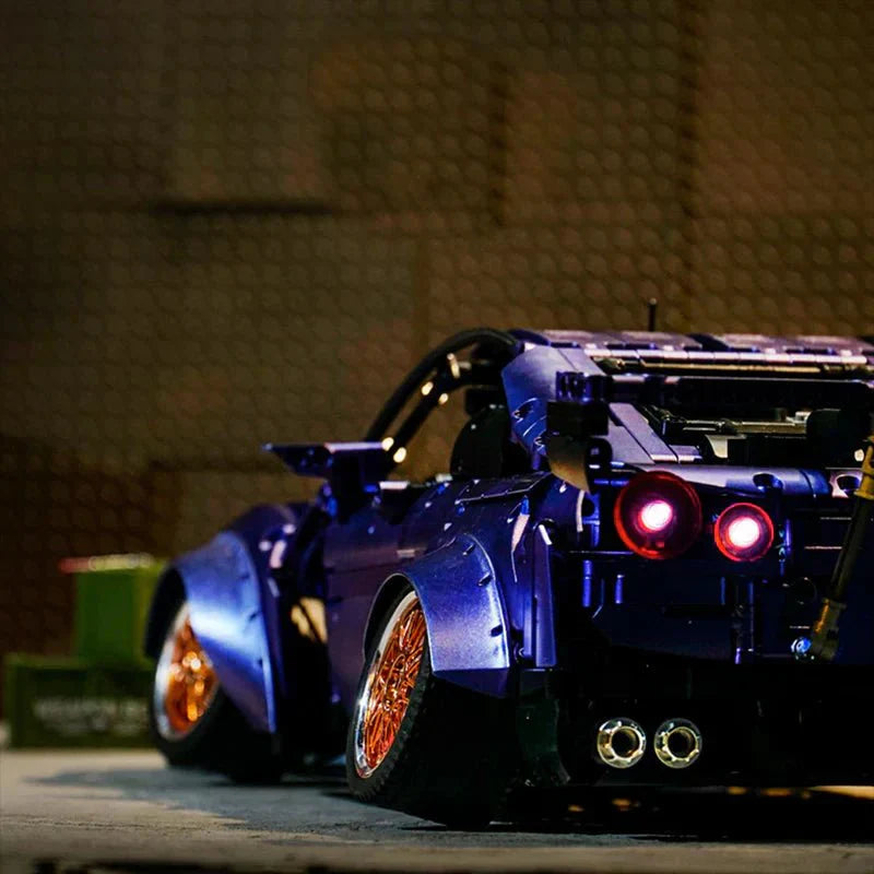 Stanced RGTR Godzilla Twin-Turbo - Building Blocks Set | Power Brickz